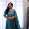 ijbj Readymade Salwar - Turquoise Blue