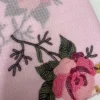 Net Cotta Saree - Pastel Pink - Detail View Net Cotta Saree - Pastel Pink