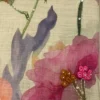 Linen Tissue Saree - Pastel Green - Detail View Linen Tissue Saree - Pastel Green