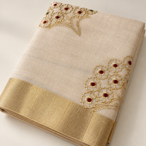 saree1 Kasavu Saree