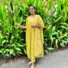 1357_1 Floral Printed Readymade Salwar - Powder Grape