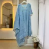 1368 Floral Printed Readymade Salwar - Powder Blue