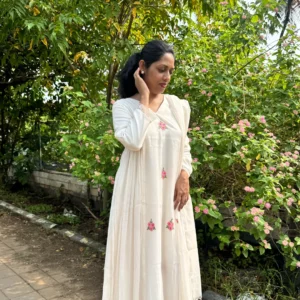 1422_1 Readymade Salwar - Off White
