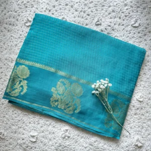 Dola Silk Saree - Blue