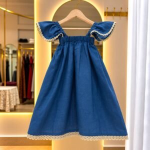 a-line-frock-blue-front-1.jpg A-Line Frock - Blue