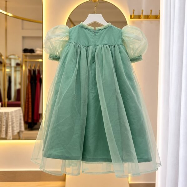 a-line-frock-pastel-green-back-1.jpg A-Line Frock - Pastel Green