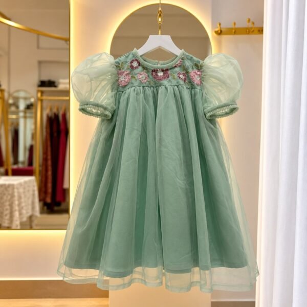 a-line-frock-pastel-green-front-1.jpg A-Line Frock - Pastel Green