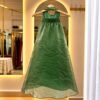 shimmer-organza-frock-green-back-1.jpg Shimmer Organza Frock - Green