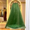 shimmer-organza-frock-green-front-1.jpg Shimmer Organza Frock - Green