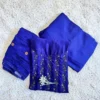 soft_silk_blue_1 Soft Silk with Handwork Unstitched Salwar Suit - Blue