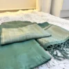 soft_silk_pastel_green_2 Dolo Silk Banarasi Unstitched Salwar Suit - Pastel Green